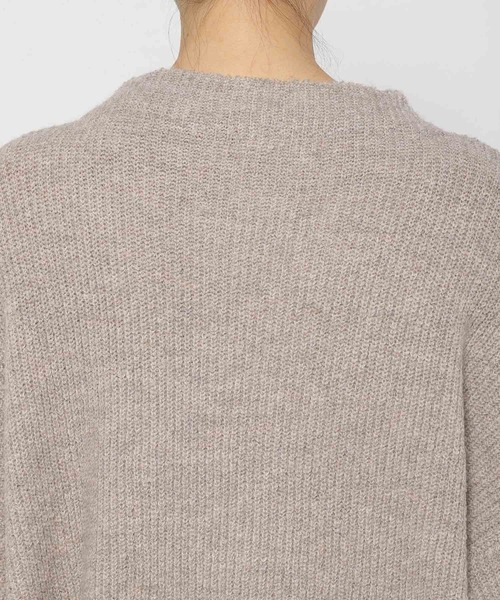 LEPSIM(レプシィム)の「5ゲージソデボリュームニットプルオーバー 125404(ニット/セーター・レディース・モカ/グリーン/レッド/パープル・FREE)」の22枚目の写真