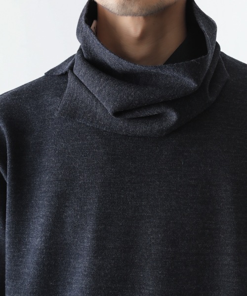 ATTACHMENT(アタッチメント)の「【 直営店・ZOZOTOWN限定 】W/PE DOUBLE FACE KNITネックウォーマー(ネックウォーマー/スヌード・メンズ・ブラック/ベージュ/ダークグレー/グレー系その他・FREE)」の14枚目の写真
