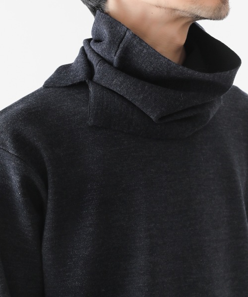 ATTACHMENT(アタッチメント)の「【 直営店・ZOZOTOWN限定 】W/PE DOUBLE FACE KNITネックウォーマー(ネックウォーマー/スヌード・メンズ・ブラック/ベージュ/ダークグレー/グレー系その他・FREE)」の8枚目の写真
