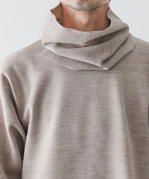 ATTACHMENT(アタッチメント)の「【 直営店・ZOZOTOWN限定 】W/PE DOUBLE FACE KNITネックウォーマー(ネックウォーマー/スヌード・メンズ・ブラック/ベージュ/ダークグレー/グレー系その他・FREE)」の15枚目の写真