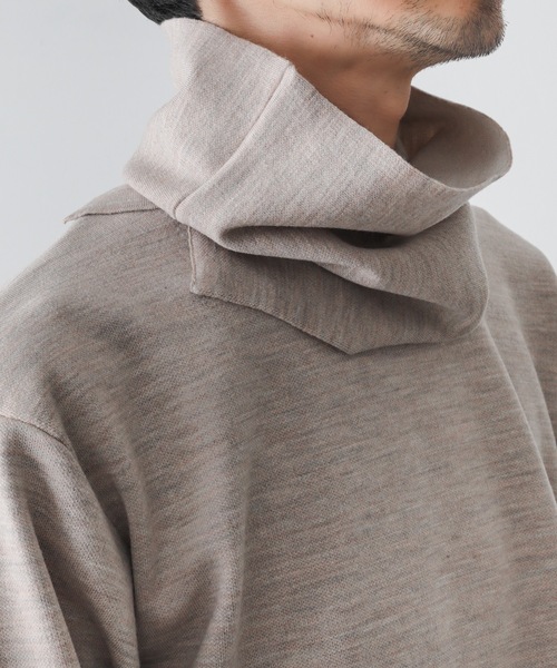ATTACHMENT(アタッチメント)の「【 直営店・ZOZOTOWN限定 】W/PE DOUBLE FACE KNITネックウォーマー(ネックウォーマー/スヌード・メンズ・ブラック/ベージュ/ダークグレー/グレー系その他・FREE)」の5枚目の写真