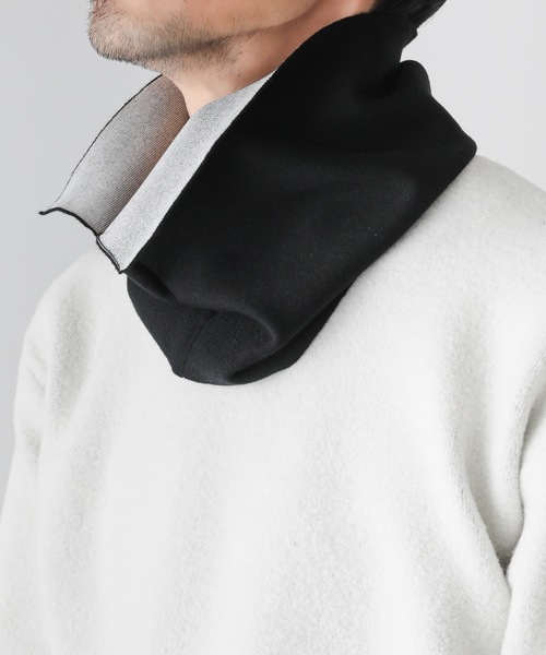 ATTACHMENT(アタッチメント)の「【 直営店・ZOZOTOWN限定 】W/PE DOUBLE FACE KNITネックウォーマー(ネックウォーマー/スヌード・メンズ・ブラック/ベージュ/ダークグレー/グレー系その他・FREE)」の7枚目の写真