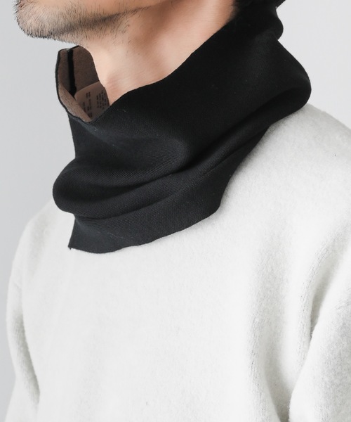ATTACHMENT(アタッチメント)の「【 直営店・ZOZOTOWN限定 】W/PE DOUBLE FACE KNITネックウォーマー(ネックウォーマー/スヌード・メンズ・ブラック/ベージュ/ダークグレー/グレー系その他・FREE)」の11枚目の写真