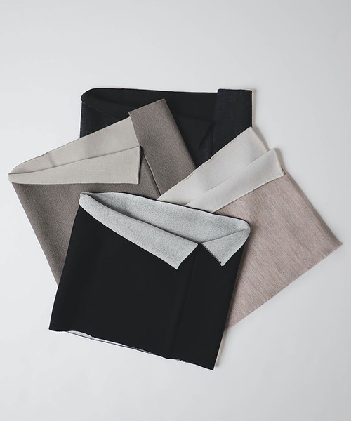 ATTACHMENT(アタッチメント)の「【 直営店・ZOZOTOWN限定 】W/PE DOUBLE FACE KNITネックウォーマー(ネックウォーマー/スヌード・メンズ・ブラック/ベージュ/ダークグレー/グレー系その他・FREE)」の12枚目の写真
