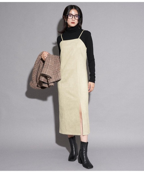 セール フェイクスエードキャミワンピース ワンピース Anap アナップ のファッション通販 Zozotown