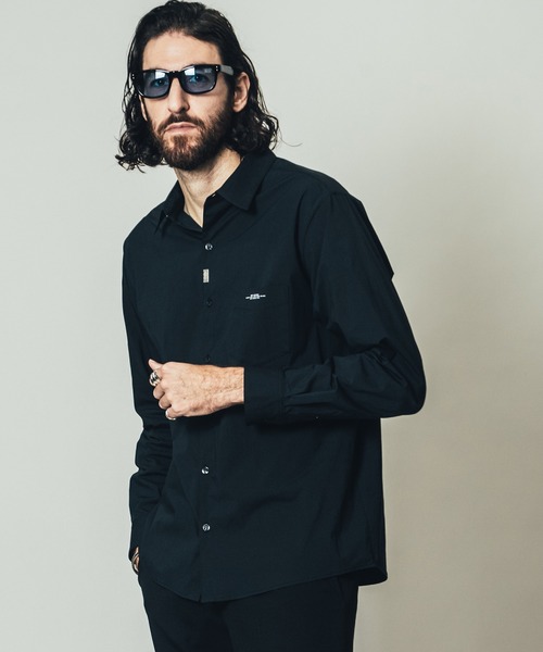 CRIMIE（クライミー）の「ORIGINAL BLEND STRETCH BROAD SHIRT / オリジナル ブレンド ストレッチ ブロード シャツ（シャツ/ブラウス・メンズ・ホワイト/ブラック・L/XL/S/XXL/M）」の13枚目の写真