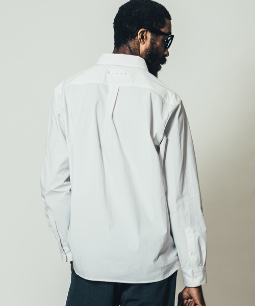 CRIMIE（クライミー）の「ORIGINAL BLEND STRETCH BROAD SHIRT / オリジナル ブレンド ストレッチ ブロード シャツ（シャツ/ブラウス・メンズ・ホワイト/ブラック・L/XL/S/XXL/M）」の19枚目の写真