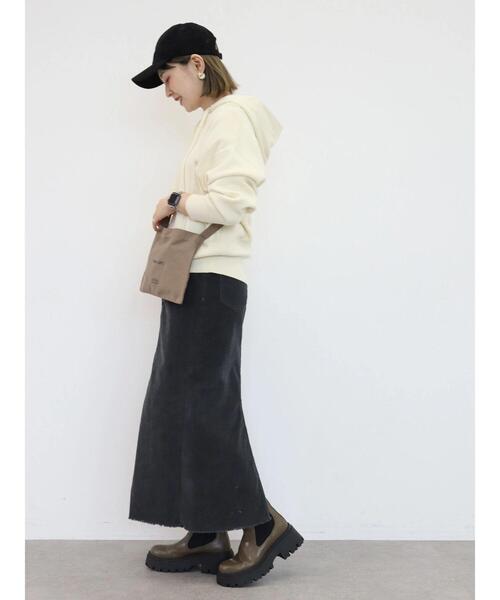 AMERICAN HOLIC（アメリカンホリック）の「総針ニットパーカー（パーカー・レディース・ラベンダー/オレンジ/ブルー/アイボリー・L/M）」の19枚目の写真