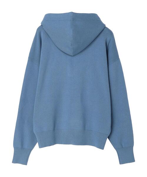 AMERICAN HOLIC（アメリカンホリック）の「総針ニットパーカー（パーカー・レディース・ラベンダー/オレンジ/ブルー/アイボリー・L/M）」の16枚目の写真