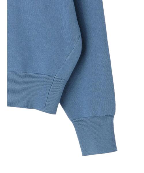 AMERICAN HOLIC（アメリカンホリック）の「総針ニットパーカー（パーカー・レディース・ラベンダー/オレンジ/ブルー/アイボリー・L/M）」の14枚目の写真