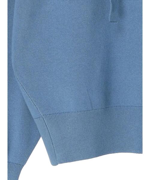 AMERICAN HOLIC（アメリカンホリック）の「総針ニットパーカー（パーカー・レディース・ラベンダー/オレンジ/ブルー/アイボリー・L/M）」の13枚目の写真