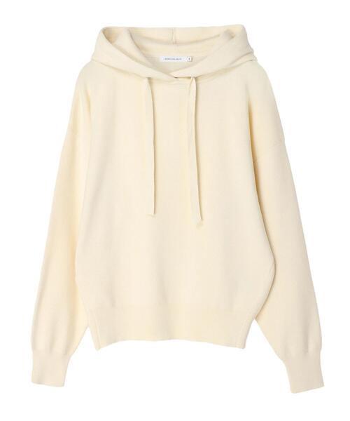 AMERICAN HOLIC（アメリカンホリック）の「総針ニットパーカー（パーカー・レディース・ラベンダー/オレンジ/ブルー/アイボリー・L/M）」の6枚目の写真