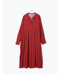 sm2rhythm | 花柄プリントタックワンピース(ワンピース)