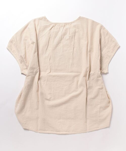 チチカカ(チチカカ)の「エコフレンドリー コットンxラクナウ刺繍プルオーバー(Tシャツ/カットソー・レディース・アイボリー/キャメル/イエロー・FREE)」の21枚目の写真