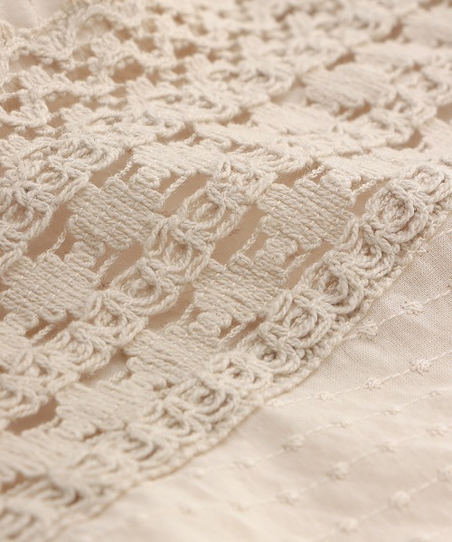 チチカカ(チチカカ)の「エコフレンドリー コットンxラクナウ刺繍プルオーバー(Tシャツ/カットソー・レディース・アイボリー/キャメル/イエロー・FREE)」の17枚目の写真