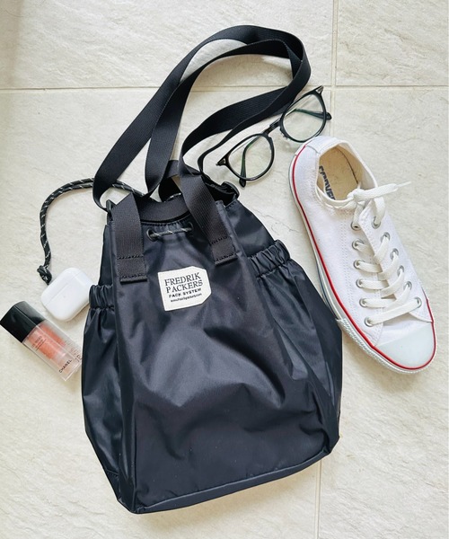 FREDRIK PACKERS（フレドリックパッカーズ）の「FREDRIK PACKERS / フレドリックパッカーズ / 210D BLOOM SHOULDER（ショルダーバッグ・レディース・ベージュ/ブラック/グレー・ONESIZE）」の12枚目の写真