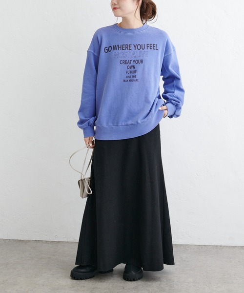 PUAL CE CIN（ピュアルセシン）の「ウール混プチマーメイドスカート（スカート・レディース・ブラウン/ブラック・FREE）」の7枚目の写真