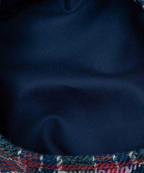 CHILD WOMAN（チャイルドウーマン）の「コットン/リネン　ツイードチェック プレート付きベレー帽（ハンチング/ベレー帽・レディース・ピンク・FREE）」の19枚目の写真