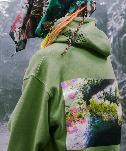 bal(バル)の「【2023春夏】C&Y neongarden hoodie(パーカー・メンズ・アイボリー/グリーン/ブラック・MEDIUM/LARGE/X-LARGE)」の3枚目の写真