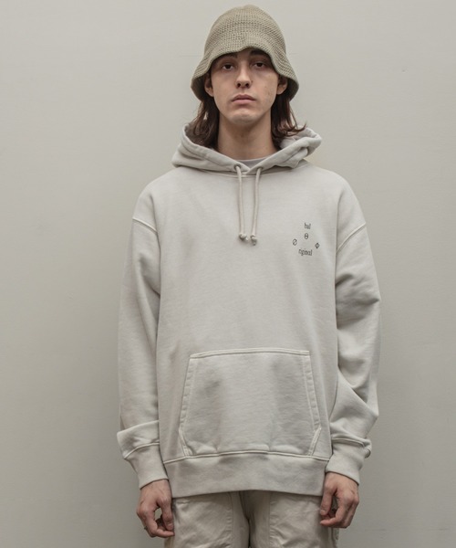 bal(バル)の「【2023春夏】C&Y neongarden hoodie(パーカー・メンズ・アイボリー/グリーン/ブラック・MEDIUM/LARGE/X-LARGE)」の1枚目の写真