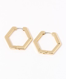 LAKOLE | ヘキサゴンワンタッチピアス / 174928(ピアス（両耳用）)