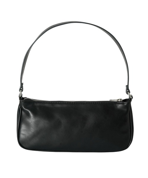 X-girl（エックスガール）の「FAUX LEATHER HAND BAG（ハンドバッグ・レディース・ライトブルー/ブラック/ホワイト・ONE SIZE）」の4枚目の写真