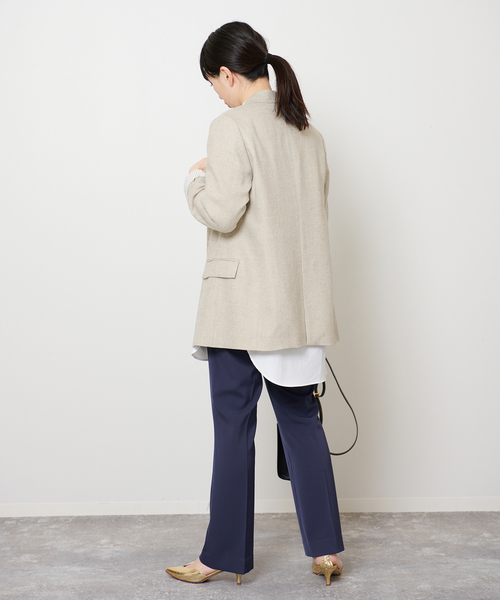 journal standard L'essage(ジャーナルスタンダードレサージュ)の「ウォッシャブルスリムトラウザーズ(スラックス・レディース・ブラック/ブルー系その他・36/38)」の22枚目の写真