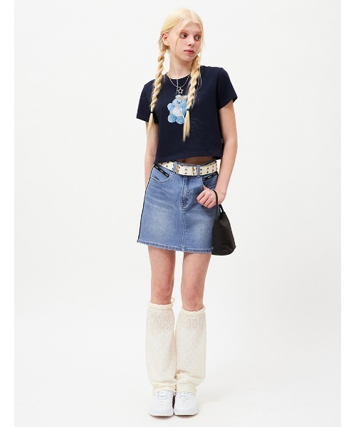 KIRSH（キルシー）の「KIRSH WITTY BUNNY TOMBOY CROP T-SHIRT