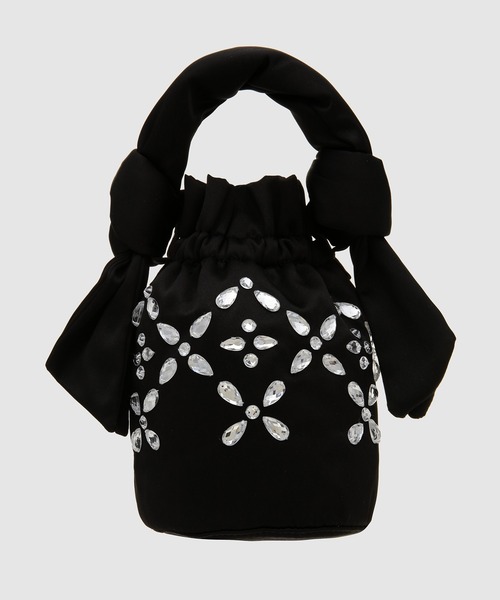 GANNI（ガニー）の「Occasion Top Handle Bag Embellishment（トートバッグ・レディース・ブラック・ONE SIZE）」の8枚目の写真