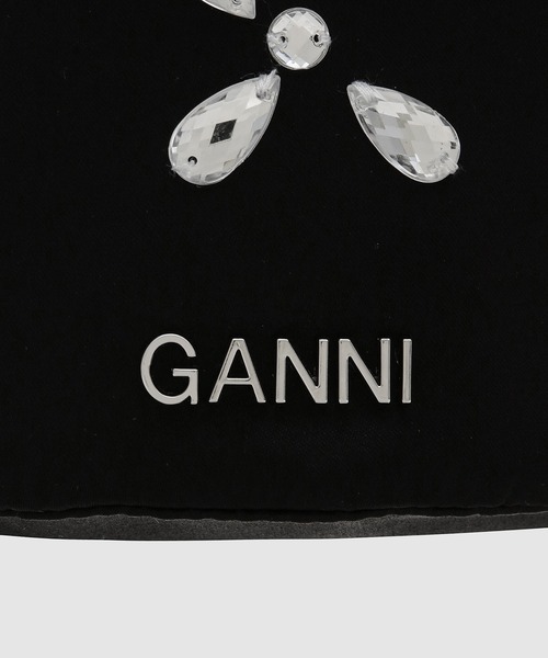GANNI（ガニー）の「Occasion Top Handle Bag Embellishment（トートバッグ・レディース・ブラック・ONE SIZE）」の6枚目の写真