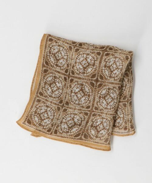 AD56（エーディーチンクワンタセイ）の「＜AD56＞麻 チェック ポケットチーフ（ポケットチーフ・メンズ・ナチュラル/ネイビー・FREE）」の2枚目の写真