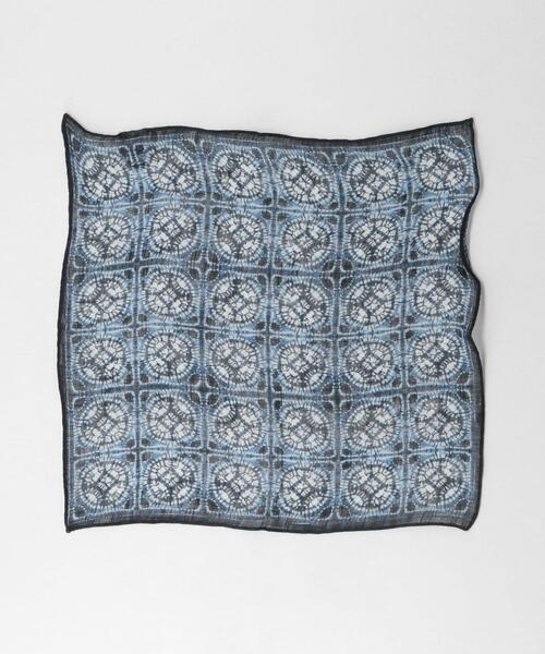 AD56（エーディーチンクワンタセイ）の「＜AD56＞麻 チェック ポケットチーフ（ポケットチーフ・メンズ・ナチュラル/ネイビー・FREE）」の6枚目の写真