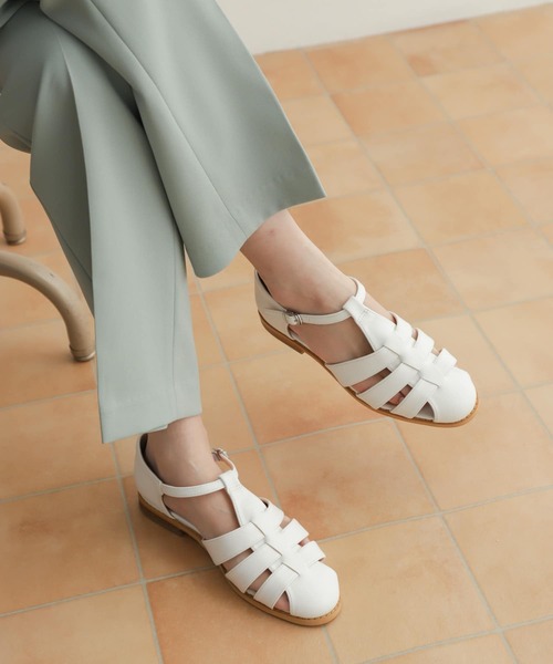 URBAN RESEARCH DOORS（アーバンリサーチドアーズ）の「グルカサンダル（サンダル・レディース・ブラック/ホワイト・36/37/38）」の4枚目の写真