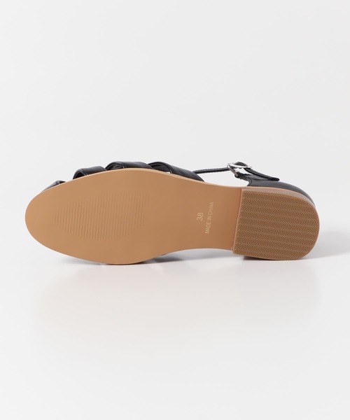 URBAN RESEARCH DOORS（アーバンリサーチドアーズ）の「グルカサンダル（サンダル・レディース・ブラック/ホワイト・36/37/38）」の10枚目の写真