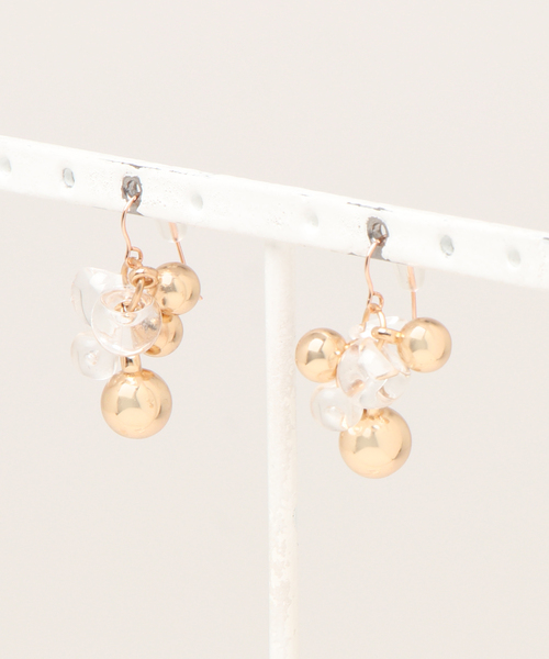 tone（トーン）の「【Agaro】No.292 つぶつぶピアス　mini(MA)（ピアス（両耳用）・レディース・シルバー/ピンクゴールド/ゴールド/シルバー系その他/その他1/その他2/その他4・FREE）」の4枚目の写真