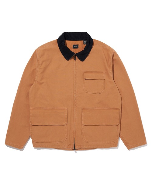 LEVI'S スリムフィット ブラウンジャケット リーバイス リラックスフィット シェルパトラッカージャケット