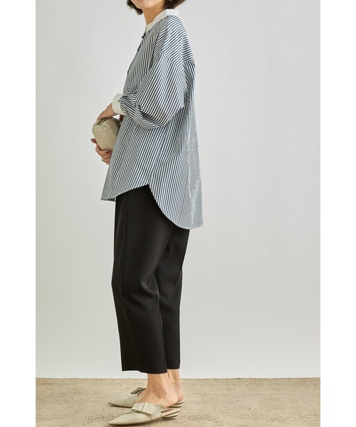 &. NOSTALGIA(アンドドットノスタルジア)の「【ZOZO限定】サイドラインテーパードイージーパンツ(その他パンツ・レディース・ブラック/ベージュ・FREE)」の14枚目の写真