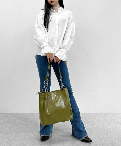 LVEU.】メローハイネックシースルーレーストップス / トップス
