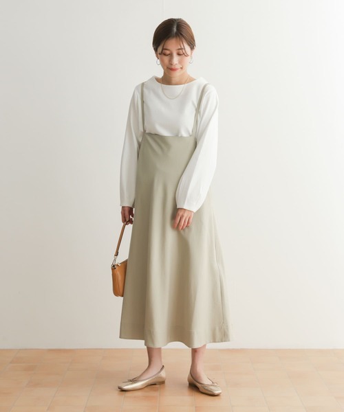 URBAN RESEARCH DOORS（アーバンリサーチドアーズ）の「ボートネックコットンポンチプルオーバー（Tシャツ/カットソー・レディース・ミント/オフホワイト/ブラック・MEDIUM）」の9枚目の写真