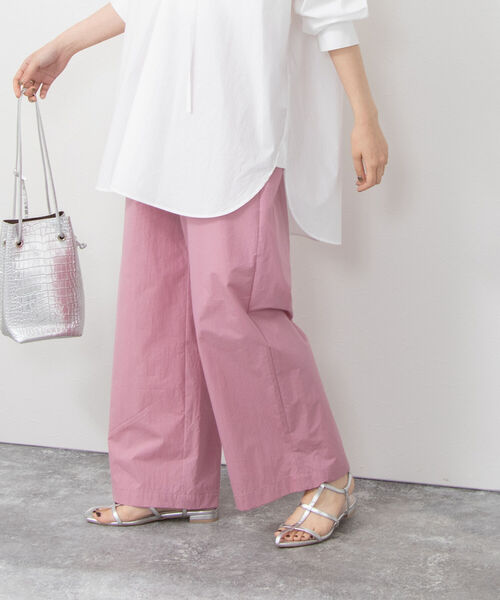 NOLLEY’S(ノーリーズ)の「◇【WEB限定サイズあり】撥水ワイドイージーパンツ(その他パンツ・レディース・ホワイト/ピンク/ブラック・34/36/38/40)」の17枚目の写真