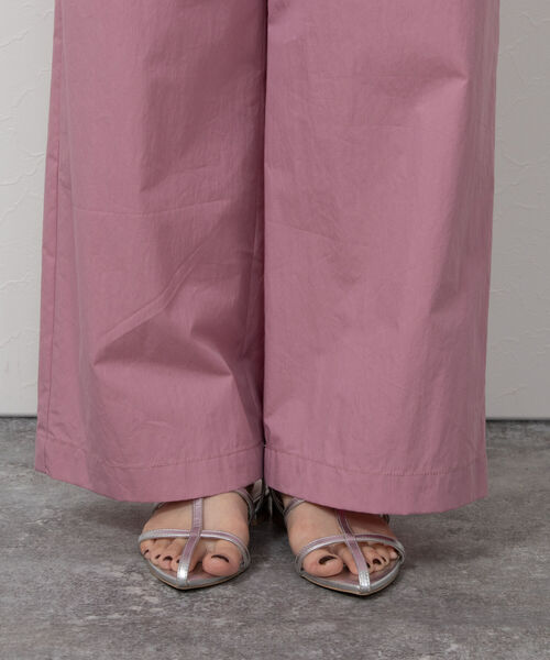 NOLLEY’S(ノーリーズ)の「◇【WEB限定サイズあり】撥水ワイドイージーパンツ(その他パンツ・レディース・ホワイト/ピンク/ブラック・34/36/38/40)」の13枚目の写真