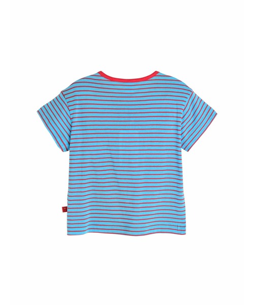 moimoln（モイモルン）の「【SOFT&】ポピーカラーＴシャツ（Tシャツ/カットソー・キッズ・ブルー/グリーン/イエロー・100cm/110cm/90cm/120cm/130cm）」の4枚目の写真