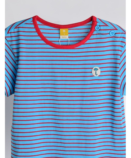 moimoln（モイモルン）の「【SOFT&】ポピーカラーＴシャツ（Tシャツ/カットソー・キッズ・ブルー/グリーン/イエロー・100cm/110cm/90cm/120cm/130cm）」の5枚目の写真