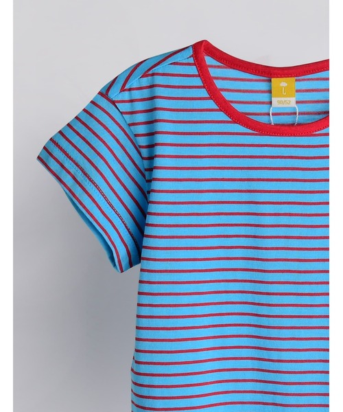 moimoln（モイモルン）の「【SOFT&】ポピーカラーＴシャツ（Tシャツ/カットソー・キッズ・ブルー/グリーン/イエロー・100cm/110cm/90cm/120cm/130cm）」の6枚目の写真