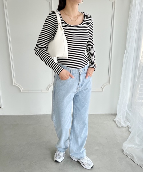 MYMOOD.（マイムード）の「合成皮革 ワンハンドルバッグ（ハンドバッグ・レディース・ホワイト/グリーン/ブラック/シルバー/アイボリー/グレイッシュベージュ/ブラウン・FREE）」の16枚目の写真