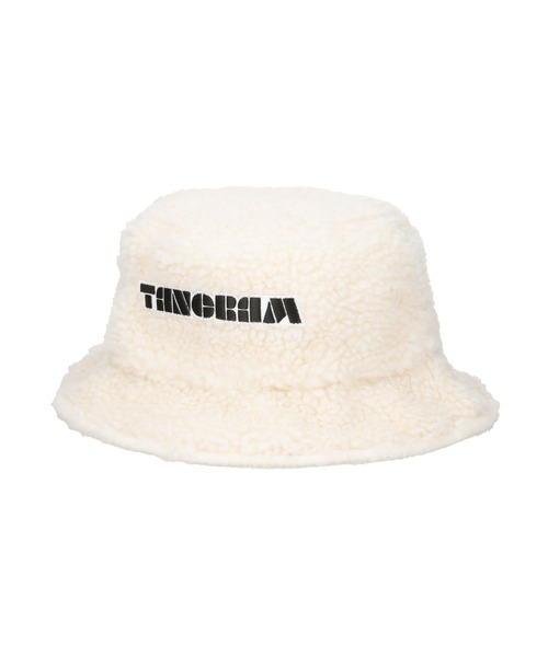 TANGRAM（タングラム）の「BASIC LOGO WAPPEN BOA BUCKET HAT（ハット・メンズ・ブラック/グレー/ホワイト・L/XL/S/M）」の2枚目の写真
