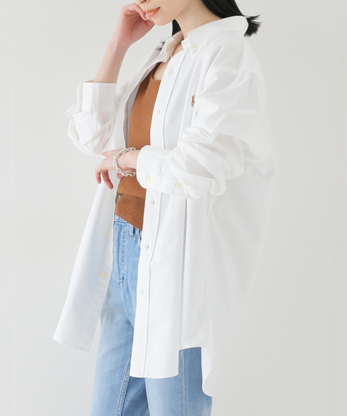 ポロラルフローレン　ラガーシャツ　slobe iena ポロラルフローレン ラガーシャツ slobe iena