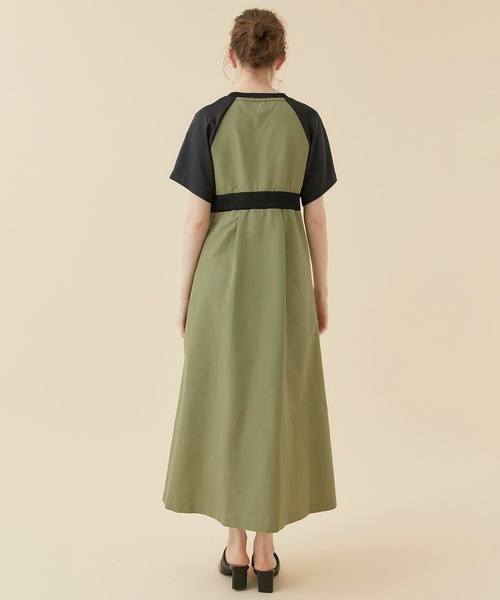 CITY TOKYO（シティトウキョウ）の「レイヤードスポーツワンピース（ワンピース・レディース・ベージュ/カーキ/ブルー・1/2）」の15枚目の写真