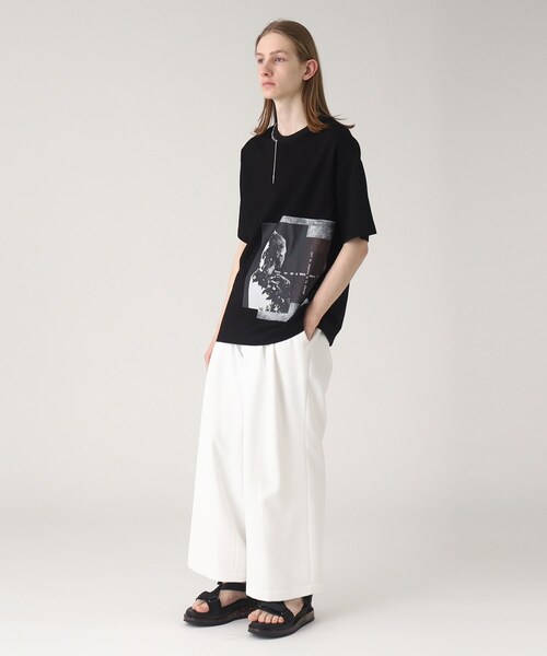 tk.TAKEO KIKUCHI（ティーケータケオキクチ）の「◆ネガポートレートギミックTシャツ（Tシャツ/カットソー・メンズ・ホワイト/ブラック・01/02/03）」の13枚目の写真