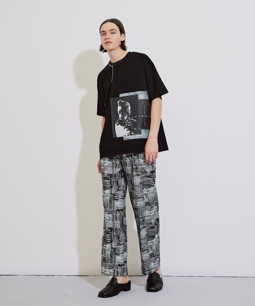 tk.TAKEO KIKUCHI（ティーケータケオキクチ）の「◆ネガポートレートギミックTシャツ（Tシャツ/カットソー・メンズ・ホワイト/ブラック・01/02/03）」の20枚目の写真